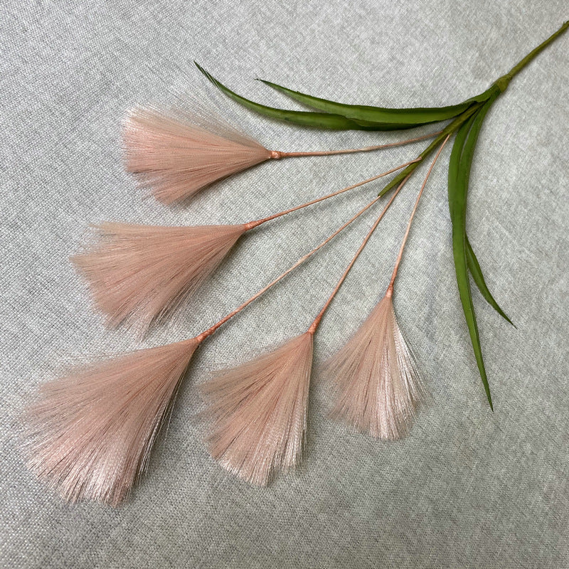 Uniquelina Decorative Flowers Artificial Pampas Grass Bouquet Home Decor Fake Flower Garden Plant Accessories Reed For Wedding Party Decoration