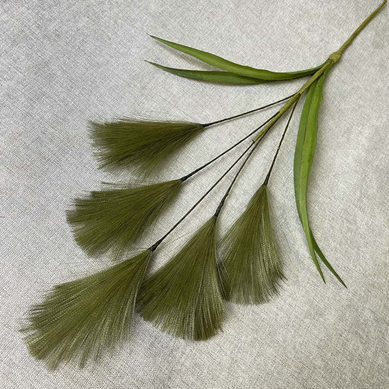 Uniquelina Decorative Flowers Artificial Pampas Grass Bouquet Home Decor Fake Flower Garden Plant Accessories Reed For Wedding Party Decoration