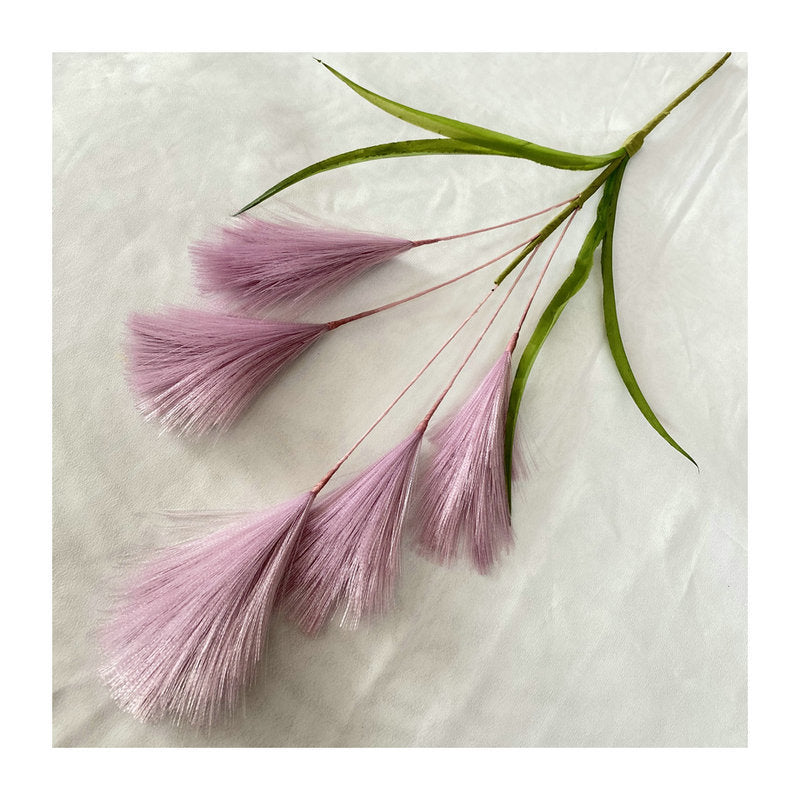 Uniquelina Decorative Flowers Artificial Pampas Grass Bouquet Home Decor Fake Flower Garden Plant Accessories Reed For Wedding Party Decoration