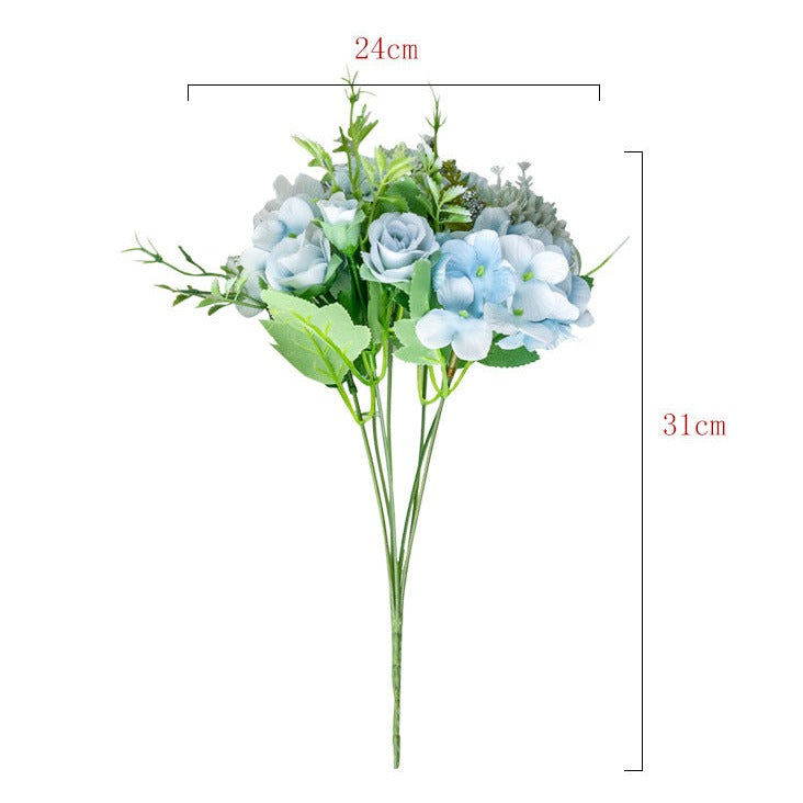 Rose soie pivoine fleurs artificielles Rose mariage décor à la maison de haute qualité grand Bouquet mousse accessoires artisanat blanc fausse fleur