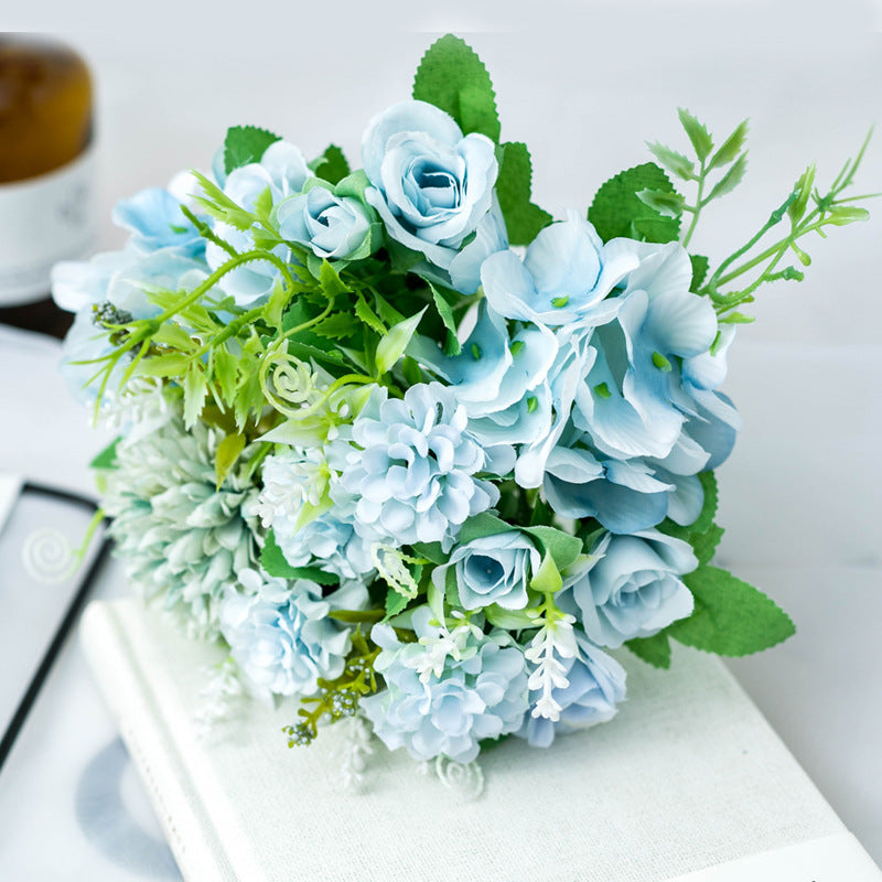Rose soie pivoine fleurs artificielles Rose mariage décor à la maison de haute qualité grand Bouquet mousse accessoires artisanat blanc fausse fleur