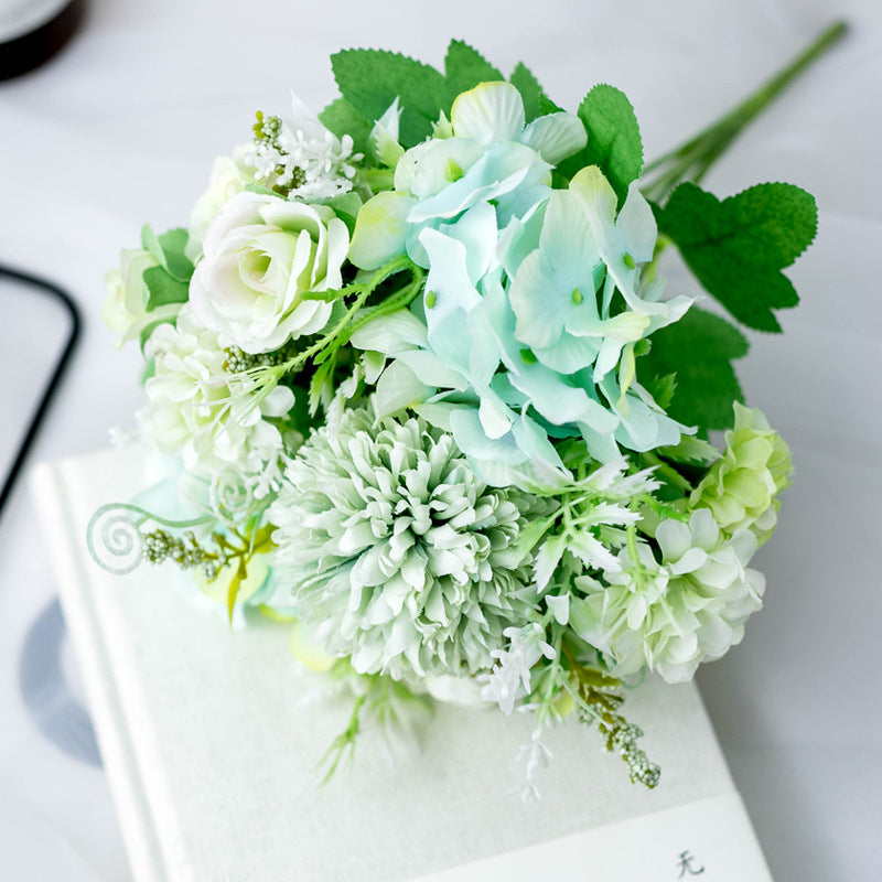 Rose soie pivoine fleurs artificielles Rose mariage décor à la maison de haute qualité grand Bouquet mousse accessoires artisanat blanc fausse fleur