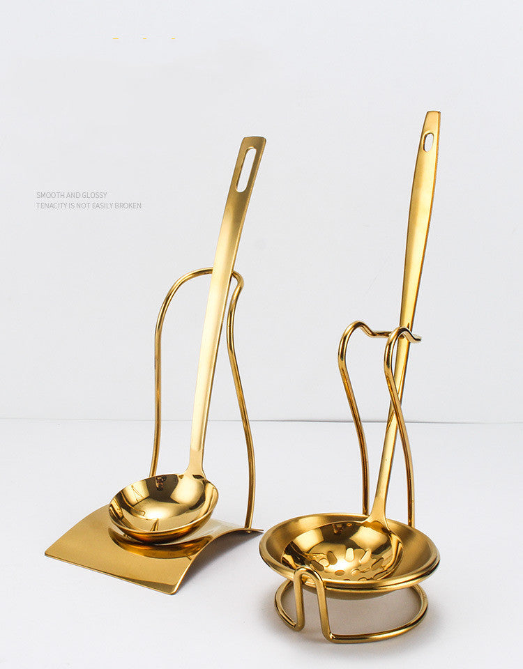 Stainless Steel Creative Dinnerware Set Decorative Swan Base Holder with 6 Spoons for Coffee Fruit Dessert Stirring Mixing