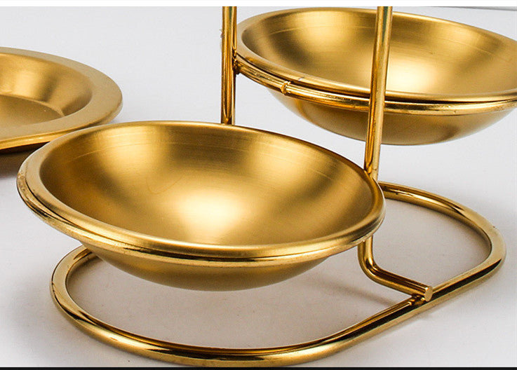 Stainless Steel Creative Dinnerware Set Decorative Swan Base Holder with 6 Spoons for Coffee Fruit Dessert Stirring Mixing