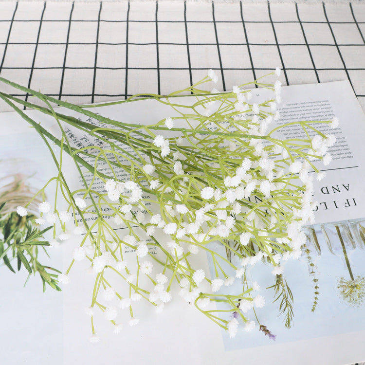 Uniquelina Babys Breath Artificial Flowers Baby’s Breath Wedding Party Home Decoration Fake Flowers