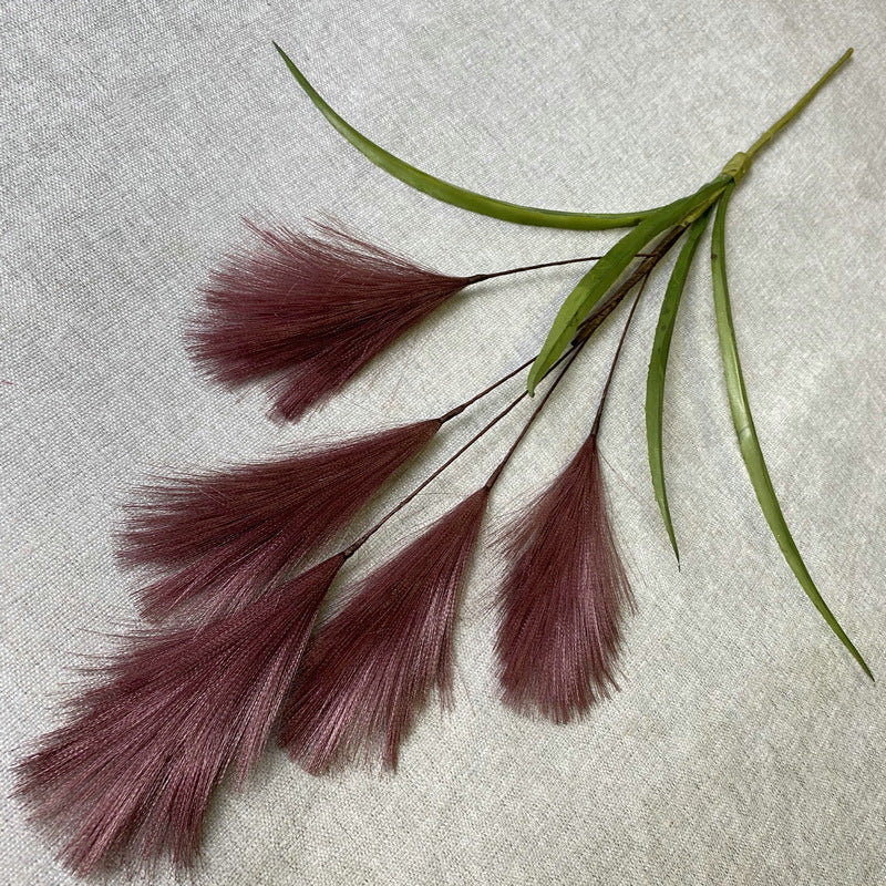 Uniquelina Decorative Flowers Artificial Pampas Grass Bouquet Home Decor Fake Flower Garden Plant Accessories Reed For Wedding Party Decoration