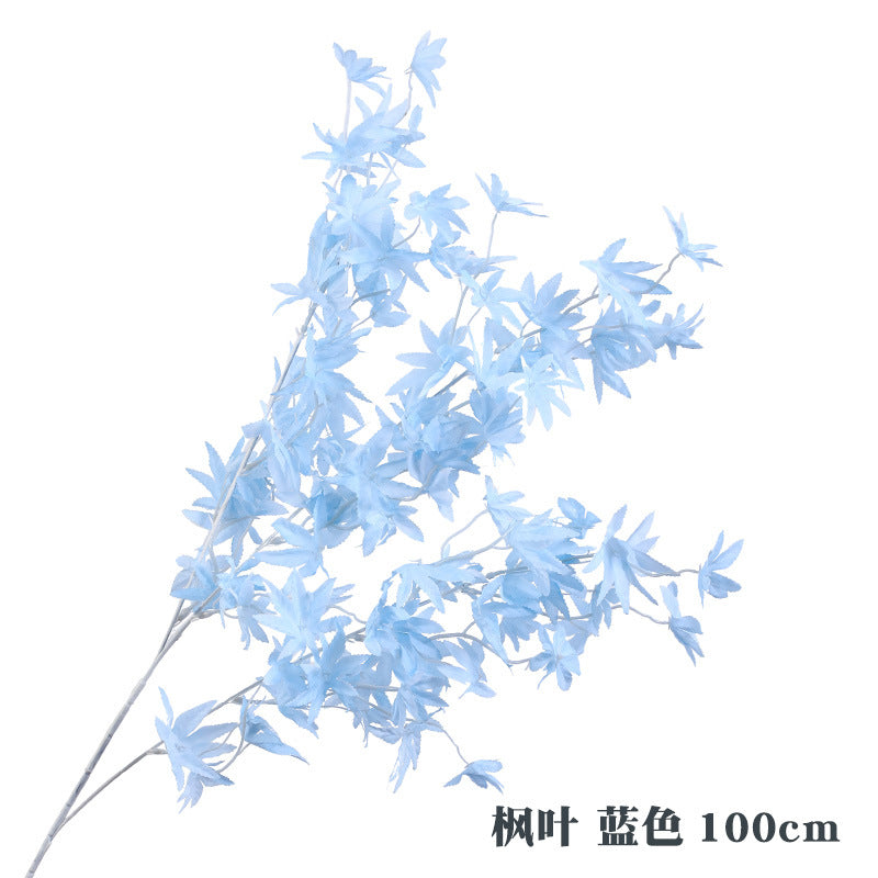 Fleurs artificielles de mariage série bleue, arrangements de centres de table, fleurs de fête de rêve, fête prénatale, décorations de rêve bleues pour la maison (bleu)
