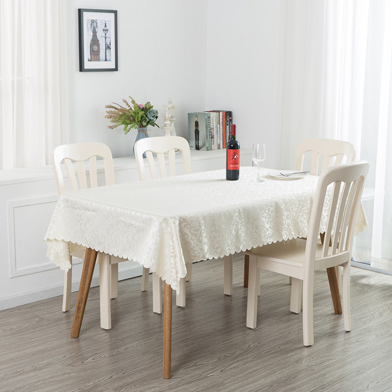Square Tablecloth party Square Table Cover Wholesale Elegant Solid Table Cloths foding Event Party Hotel Decoration