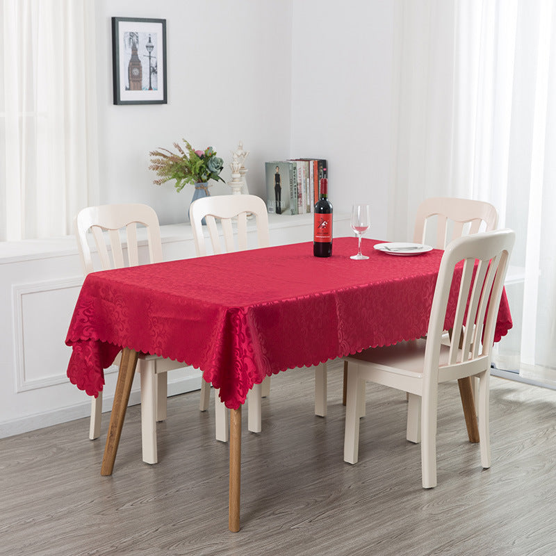 Square Tablecloth party Square Table Cover Wholesale Elegant Solid Table Cloths foding Event Party Hotel Decoration