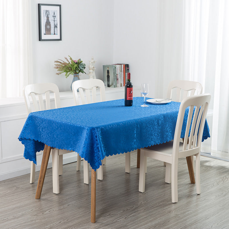 Square Tablecloth party Square Table Cover Wholesale Elegant Solid Table Cloths foding Event Party Hotel Decoration