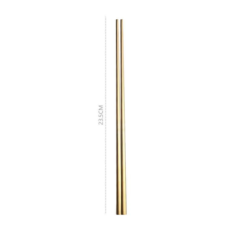 Mirror Gold Cutlery Set 304 Stainless Steel Silverware Tableware Set Service Bright Chopstick Forks Knives Spoons Dinner Set