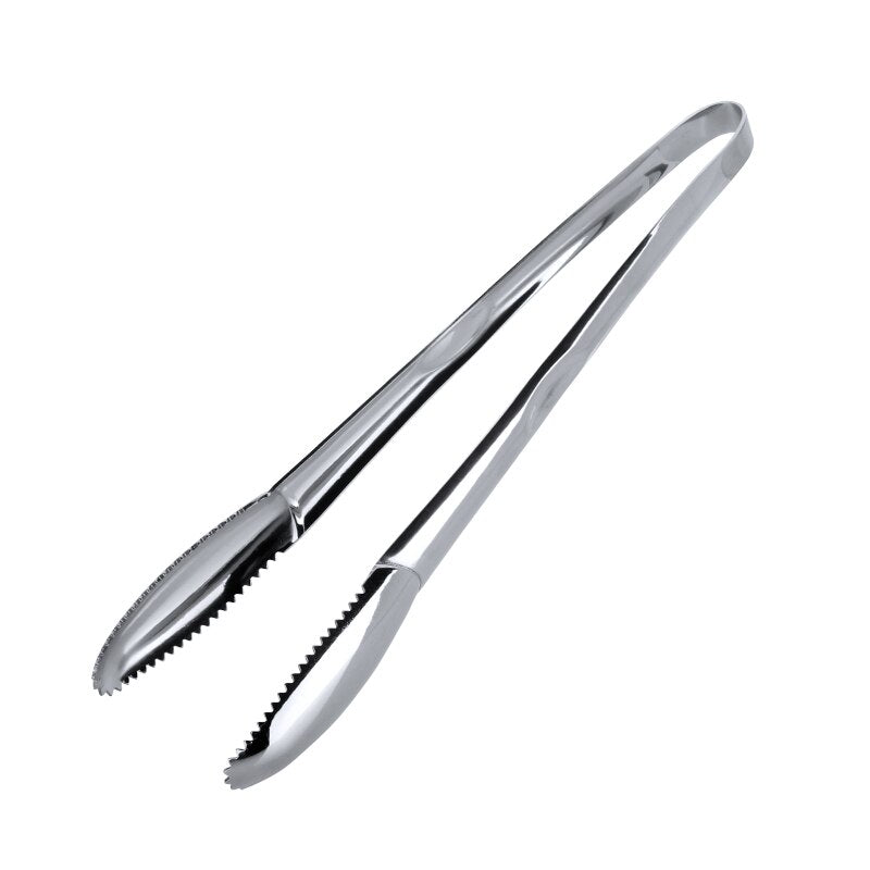 Zahabu Ice Tongs Ibyuma Bitagira Umuyoboro BBQ Tong Ibiryo Bitanga Salade nziza ya Salade Umugati Inyama Imbuto Clamp Igikoni Clip Ibikoresho byo guteka