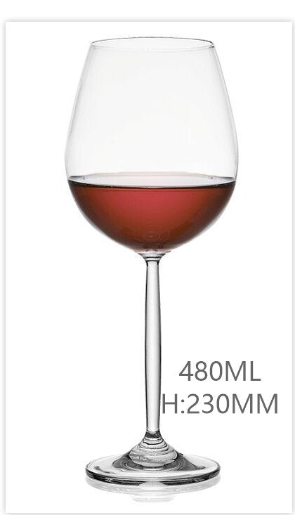 Wine glasses Crystal Square wine glasses with flat bottom,Big wine glasses for full-bodied wine gifts for Wedding,Bridal Shower 500ml-855ml