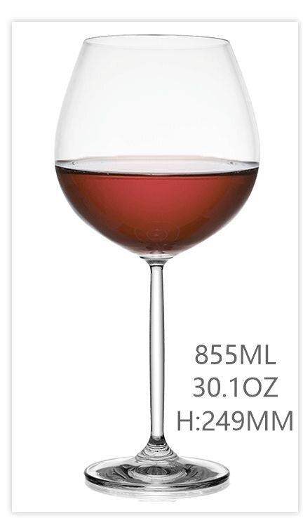 Wine glasses Crystal Square wine glasses with flat bottom,Big wine glasses for full-bodied wine gifts for Wedding,Bridal Shower 500ml-855ml