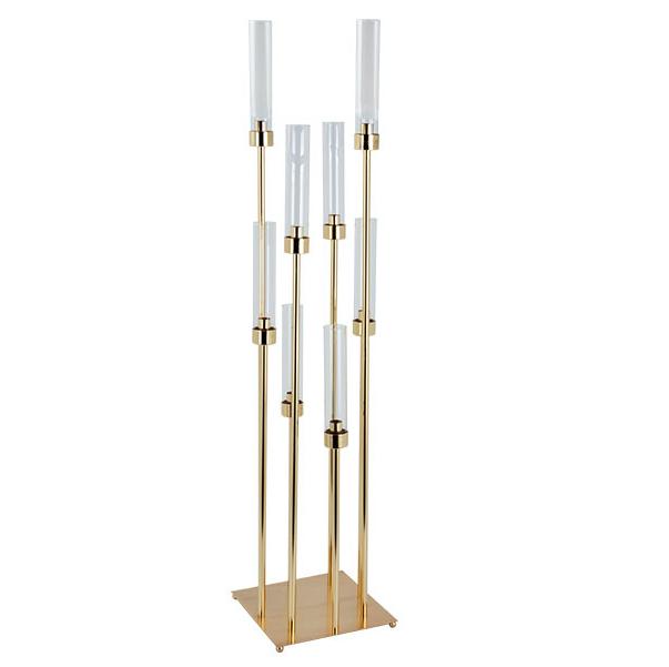 Uniquelina Tall Wedding Chandeliers Acrylic Flower Stand Table Centerpiece Aisle Road Lead Party Decor