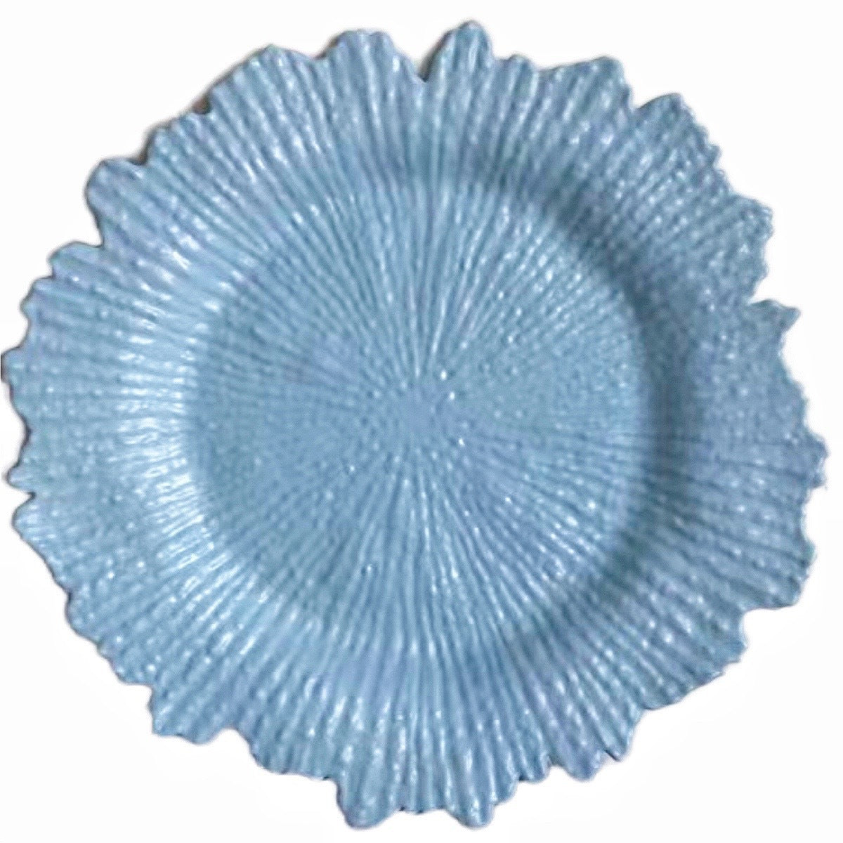 Uniquelina vente en gros assiettes de chargeur à bord rond en plastique de 13 pouces assiettes de chargeur en plastique doré de récif rond doré pour le dîner, le mariage, la fête, la décoration d'événements.