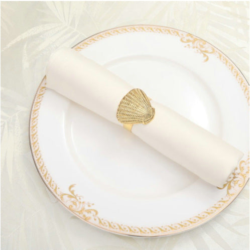 Royal Satin Napkins 20x20 Inch Wedding Napkins, Scalloped Elegant Dinner Napkins Square Table Napkins Decor, Silky Satin Cloth Napkins for Restaurant Banquet Graduation Party