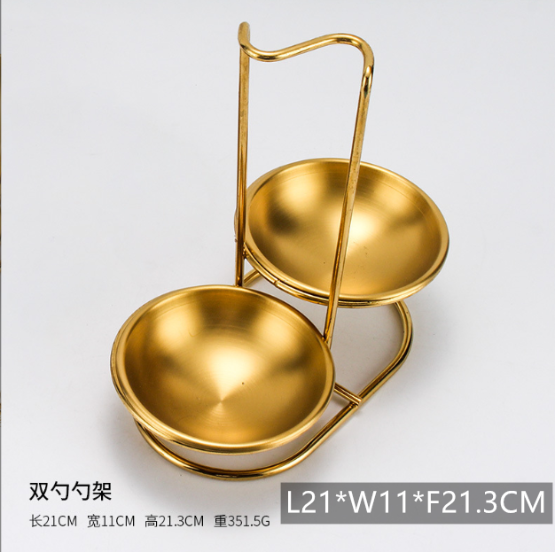 Stainless Steel Creative Dinnerware Set Decorative Swan Base Holder with 6 Spoons for Coffee Fruit Dessert Stirring Mixing