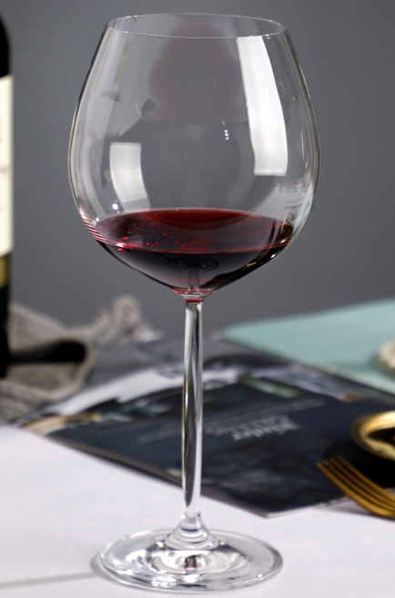 Wine glasses Crystal Square wine glasses with flat bottom,Big wine glasses for full-bodied wine gifts for Wedding,Bridal Shower 500ml-855ml