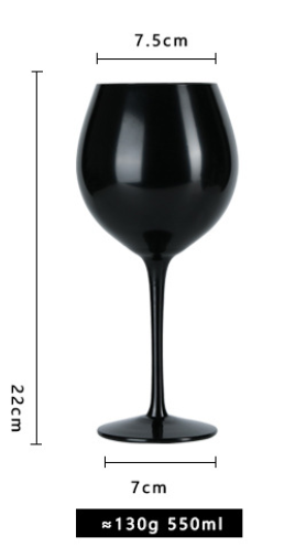 Uniqueelina Ikirahure cya Divayi Yirabura Gushiraho Ibirahure bya Divayi, Ntavunika & Portable Stemmed Metal Wine Ikirahure cyo hanze, Urugendo, Ingando na pisine, Impano nziza kubakunzi ba divayi (Umukara)