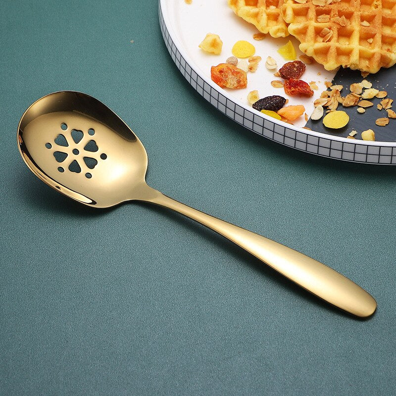 304 stainless steel public spoon buffet serving large spoon multi-purpose spoon