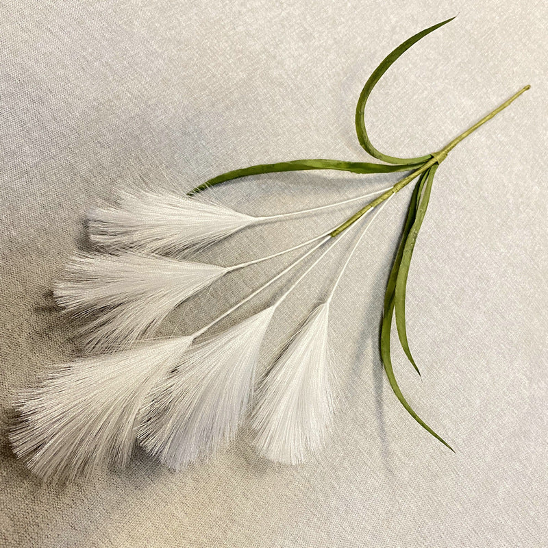 Uniquelina Decorative Flowers Artificial Pampas Grass Bouquet Home Decor Fake Flower Garden Plant Accessories Reed For Wedding Party Decoration