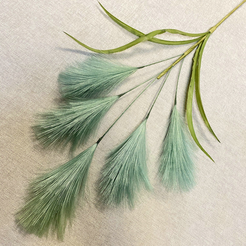 Uniquelina Decorative Flowers Artificial Pampas Grass Bouquet Home Decor Fake Flower Garden Plant Accessories Reed For Wedding Party Decoration