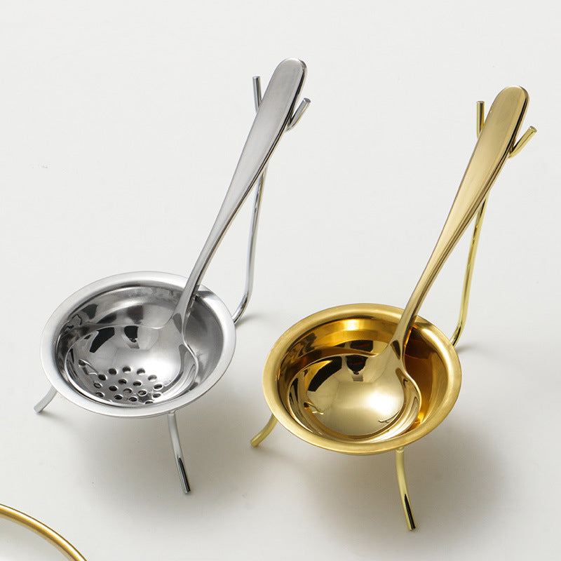 Ikiyiko Kuruhuka Icyuma Cyuma Cyuma Cyiza cyo Kuzigama Isupu Ladles Abafite cyangwa Restaurant Hotpot, Buffet, Ibiryo Byihuta Restaurant Igikoni Cyiza Igikoni 2Pack (Ikiruhuko Ikiyiko)