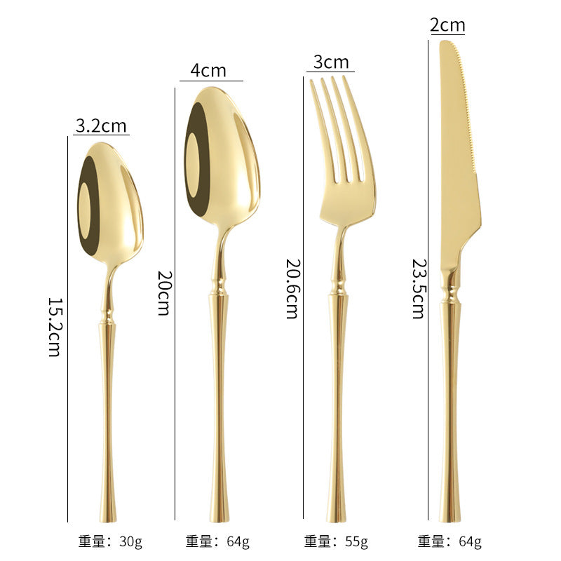 tableware Set Service ,Premium Stainless Steel Flatware Set,Mirror Polished Cutlery Utensil Set,Durable Home Kitchen Eating Tableware Set,Include Fork Knife Spoon Set,Dishwasher