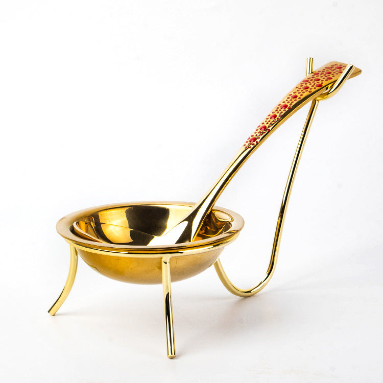 Ikiyiko Kuruhuka Icyuma Cyuma Cyuma Cyiza cyo Kuzigama Isupu Ladles Abafite cyangwa Restaurant Hotpot, Buffet, Ibiryo Byihuta Restaurant Igikoni Cyiza Igikoni 2Pack (Ikiruhuko Ikiyiko)