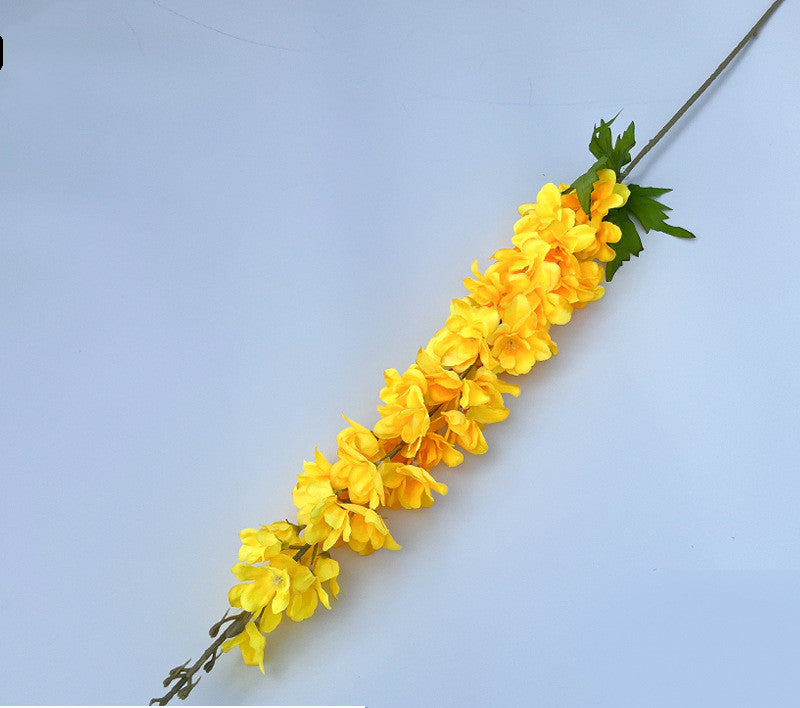 Uniquelina 1.2m long single branch hyacinth wedding  lead flower high silk flower wedding decoration artifical flowers