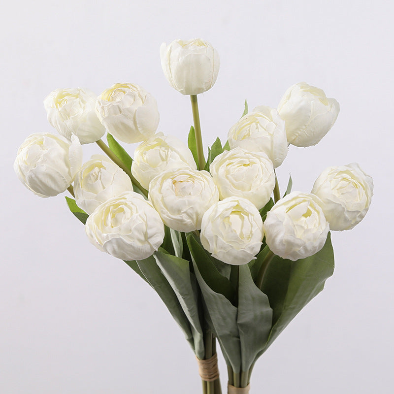 Uniquelina 7heads luxury simulation letters Tulip Room Decoration  wedding  decoration Hand bouquet