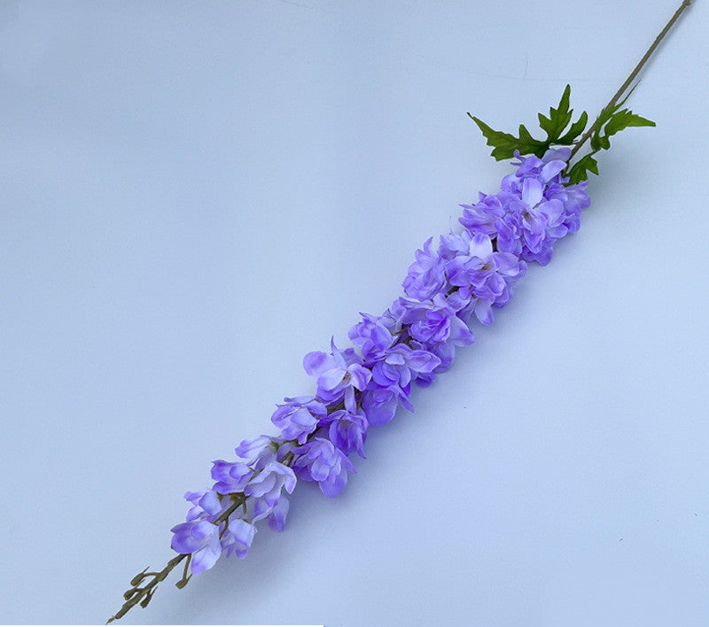 Uniquelina 1.2m long single branch hyacinth wedding  lead flower high silk flower wedding decoration artifical flowers