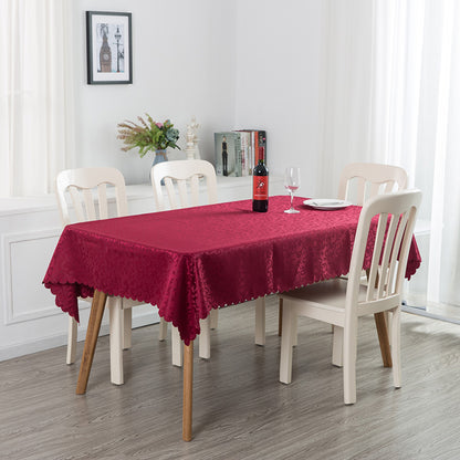 Square Tablecloth party Square Table Cover Wholesale Elegant Solid Table  Cloths foding Event Party Hotel Decoration