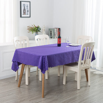Square Tablecloth party Square Table Cover Wholesale Elegant Solid Table  Cloths foding Event Party Hotel Decoration