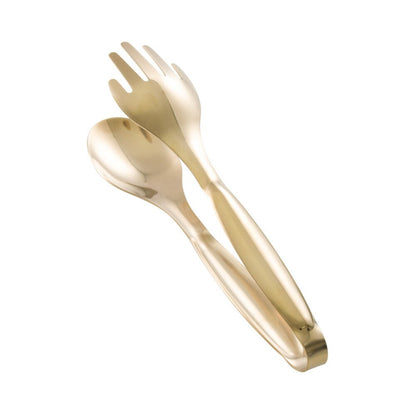Stainless Steel Salad Tong BBQ Clips Bread Steak Cook Tools Food Serving Utensil Tong Buffet Kichen Accessories Gold Food Clips