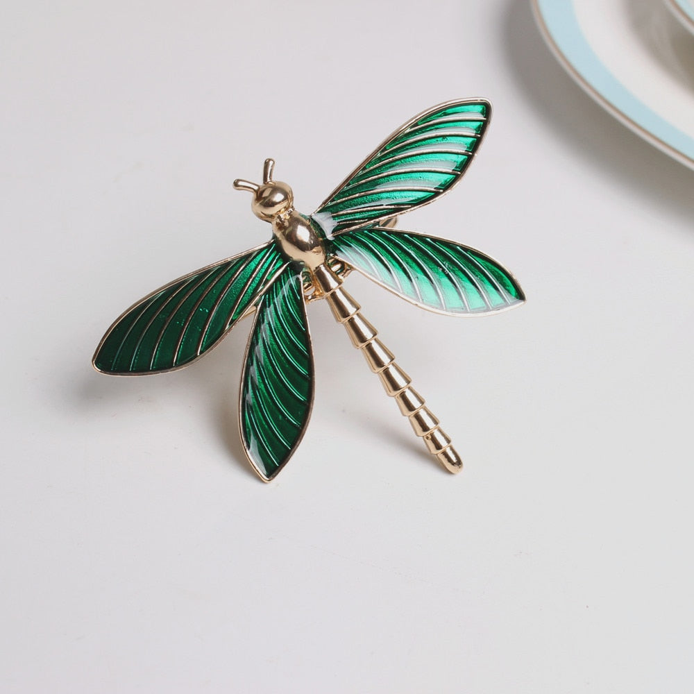 10pcs The new Bee napkin buckle napkin ring alloy green insect dragonfly drip diamond buckle paper towels,