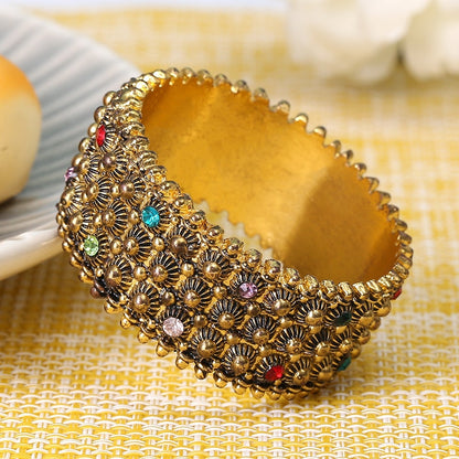 10pcs Creative zinc alloy blue rhinestone napkin buckle hotel box table decoration napkin ring