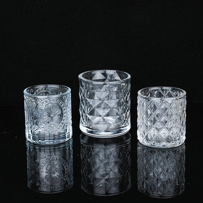 24pcs Glass Votive Candle Holders, Clear Tea Lights Candle Holder for Wedding Party Table Centerpieces, Tealight Candle Holders Bulk for Baby Shower, Birthday, Home Decor