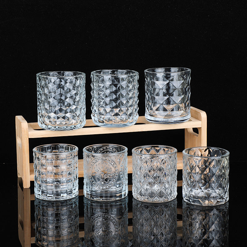 Lot de 24 bougeoirs votifs en verre transparent pour centres de table de fête de mariage, bougeoirs en vrac pour fête prénatale, anniversaire, décoration de la maison 