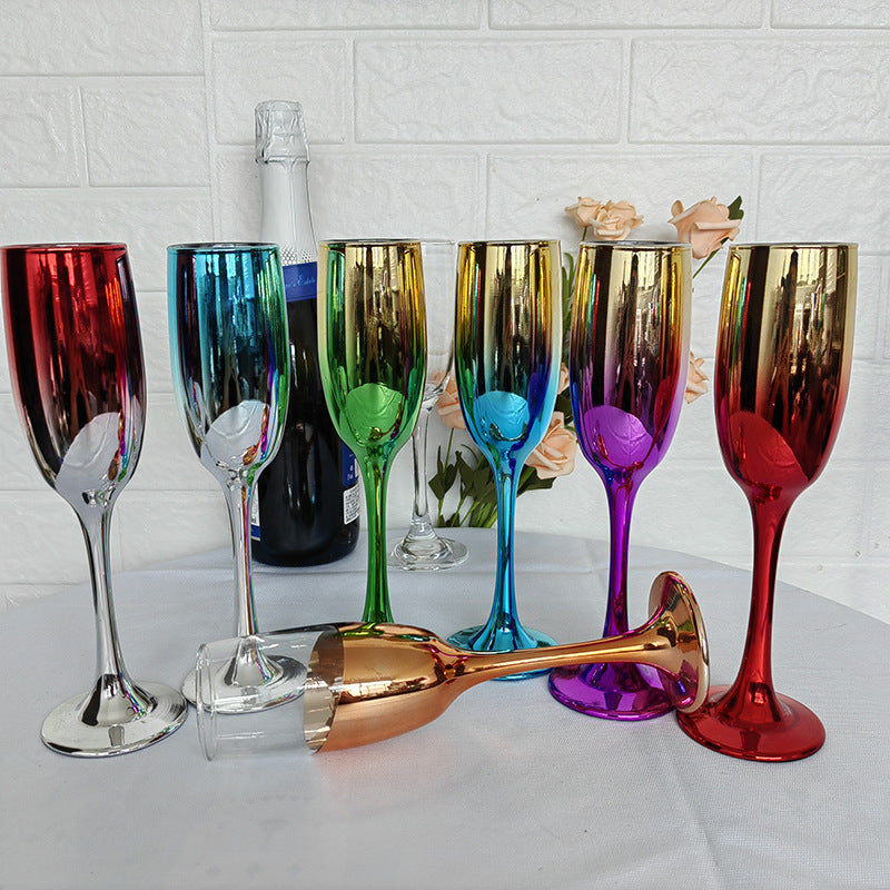 Uniquelina clolorful Champagne Glasses, Stemmed Champagne Flutes, Champagne Glass,China Made