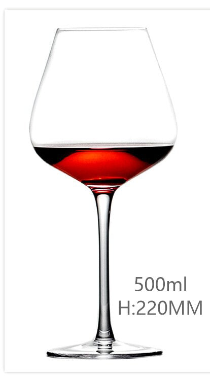 Wine glasses Crystal Square wine glasses with flat bottom,Big wine glasses for full-bodied wine gifts for Wedding,Bridal Shower 500ml-855ml