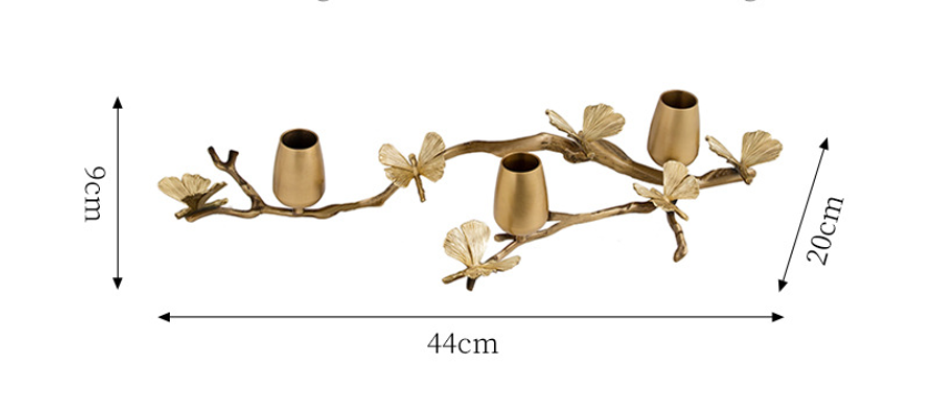 Bougeoir en fil métallique doré, bougeoirs décoratifs pour bougies chauffe-plat, décoration de maison, décoration de Table, pièce maîtresse 