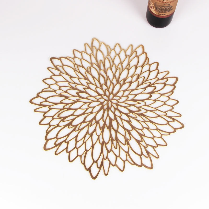 European table placemat lotus leaf leaf pattern kitchen plant coffee table mat coaster coaster board coaster home decoration