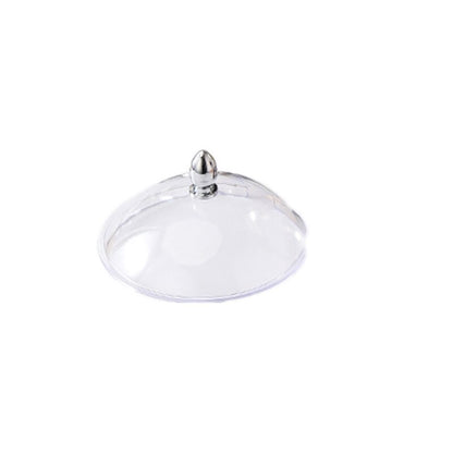 Stainless Steel Slant Sauce Bowl with Lid Hot Pot Buffet Seasoning Jar Container Fruit Salad Spherical Bowls Serving Tableware