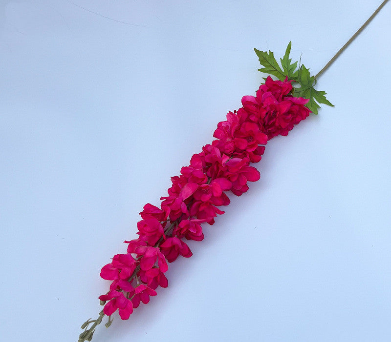 Uniquelina 1.2m long single branch hyacinth wedding  lead flower high silk flower wedding decoration artifical flowers