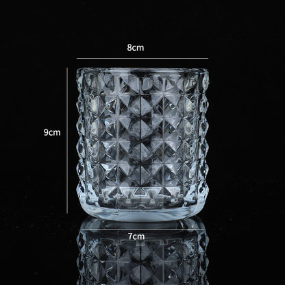 24pcs Glass Votive Candle Holders, Clear Tea Lights Candle Holder for Wedding Party Table Centerpieces, Tealight Candle Holders Bulk for Baby Shower, Birthday, Home Decor